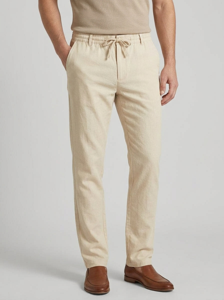 Linen Trousers Men Summer
