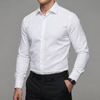Wool Long Sleeve Shirt Men