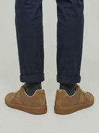 Leather Sneakers Men Comfort