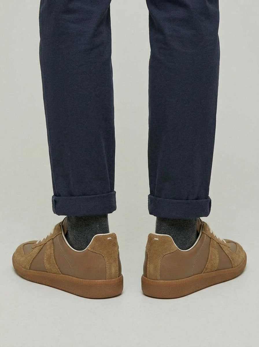 Leather Sneakers Men Comfort