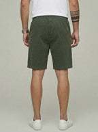 Cotton Chino Shorts Men Casual Drawstring