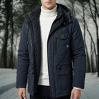 Insulated Winter Jacket Men Waterproof Thermal Wool