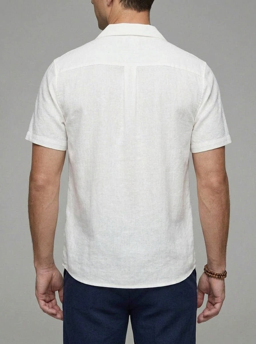 Cotton Oxford Button Down Shirt Men