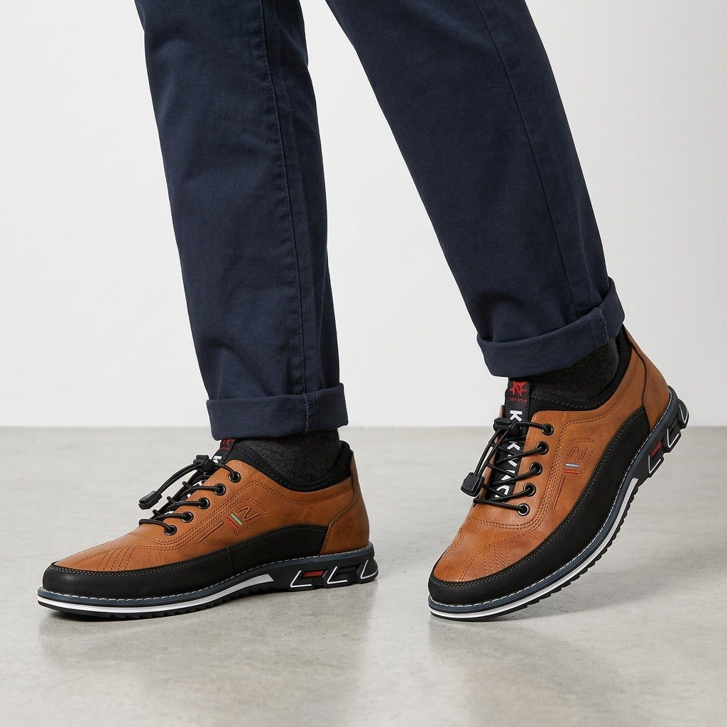 Leather Business Sneakers Men Casual