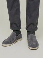 Mens Beige Loafers – Classic Suede