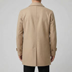 Weatherproof Wool Trench Coat Men Mid Length