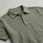 Wool Polo Shirt Men Classic