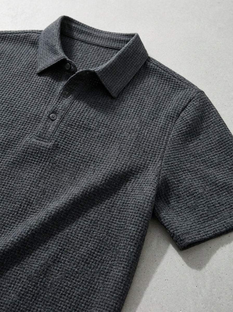 Wool Polo Shirt Men