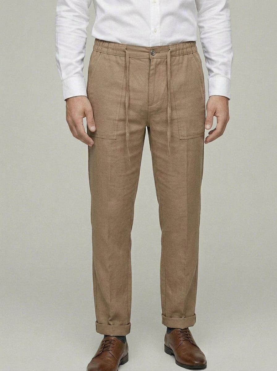 Linen Casual Trousers Men