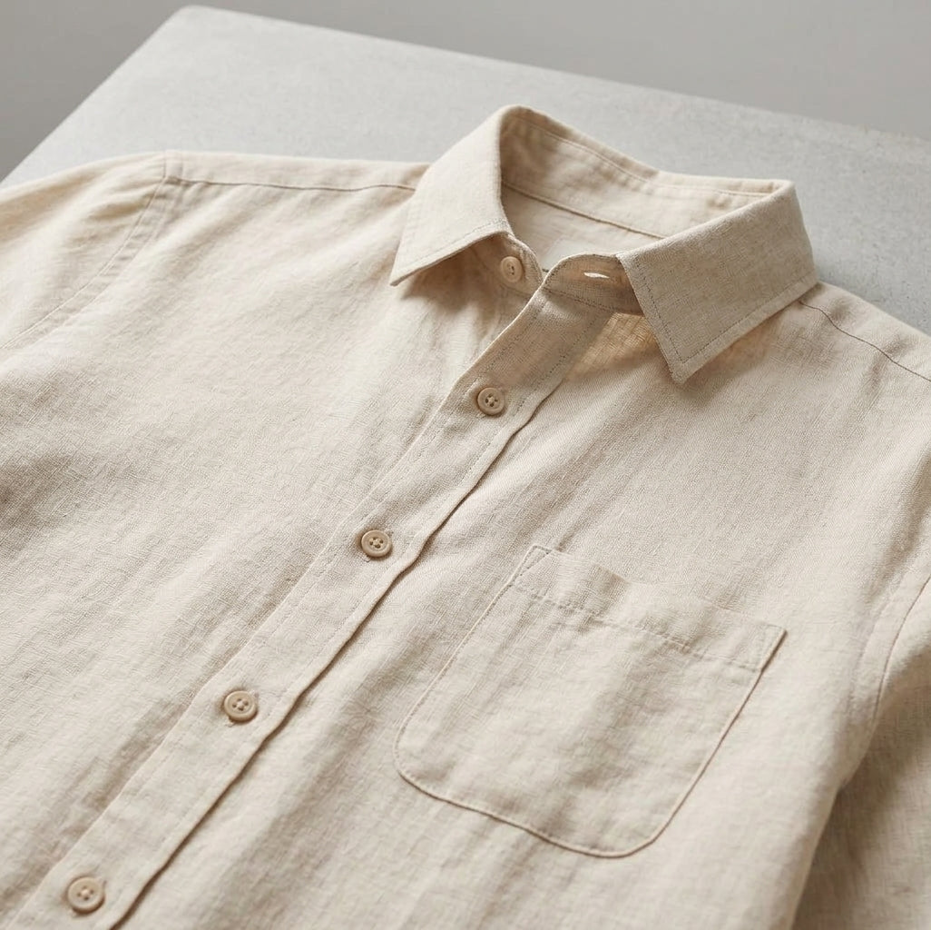 Linen Button Shirt Men – Summer Classic