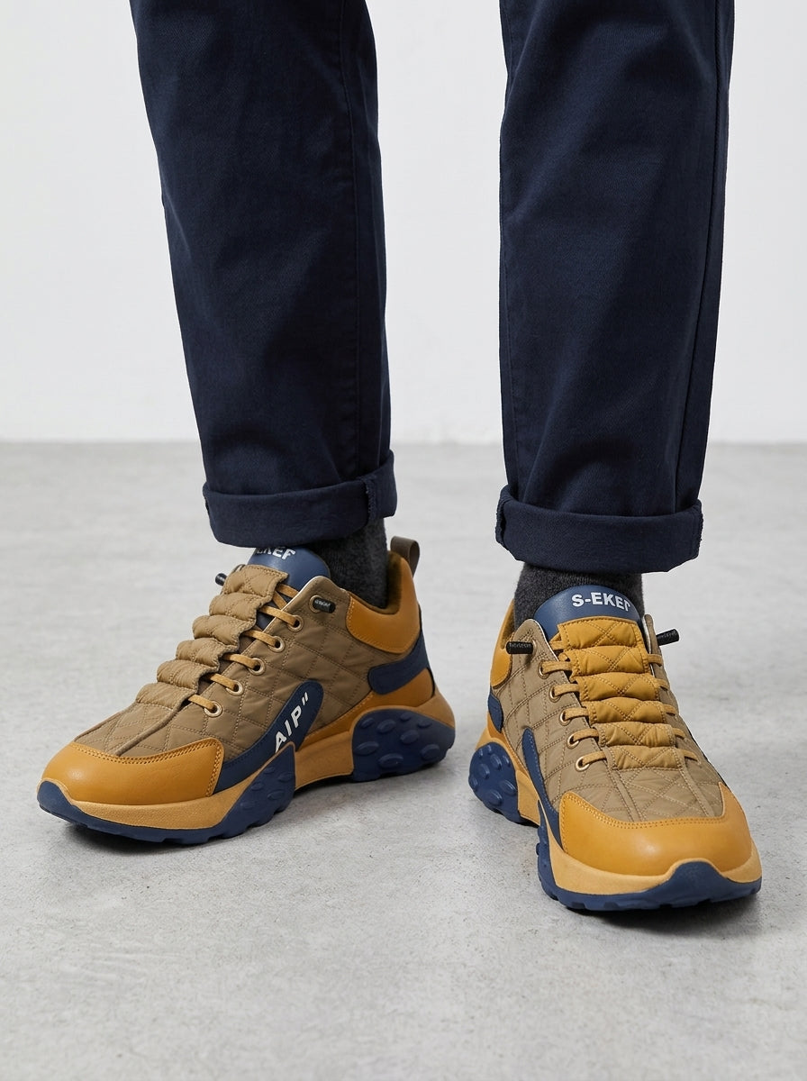 Orthopedic Sneaker Men Leather Comfort