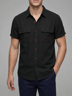 Cotton Linen Blend Shirt Men – Summer