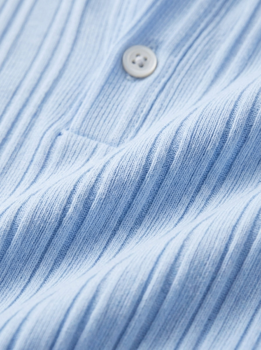 Men's Classic Henley Shirt Cotton