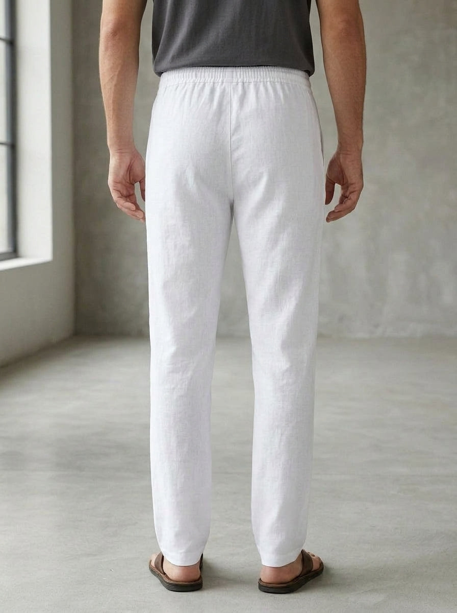 Linen Trousers Men Summer