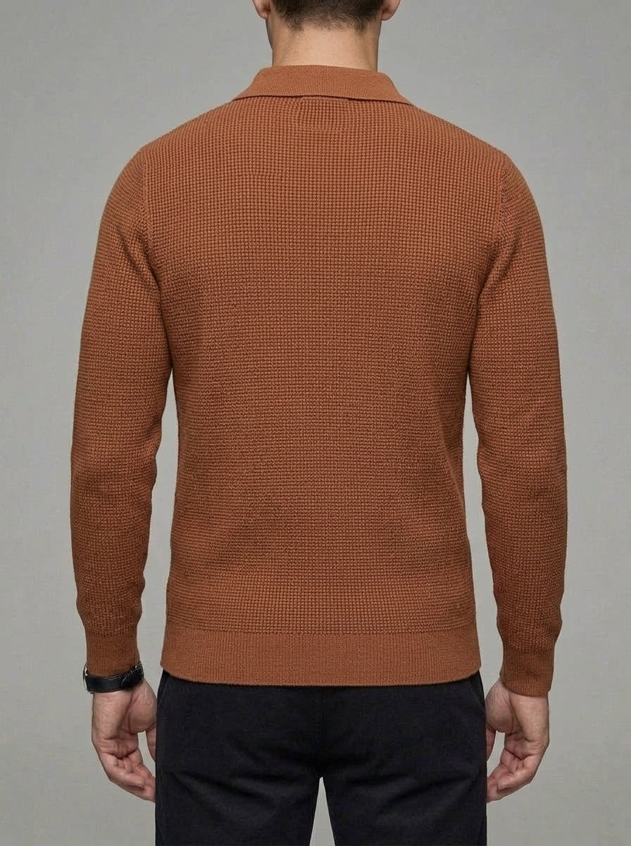 Wool Polo Shirt Men