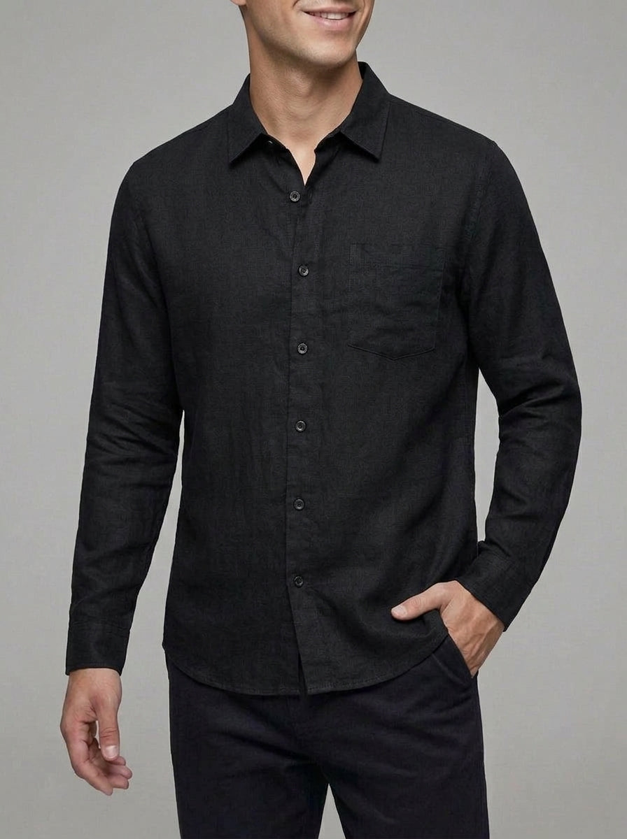 Linen Button Shirt Men – Summer Classic