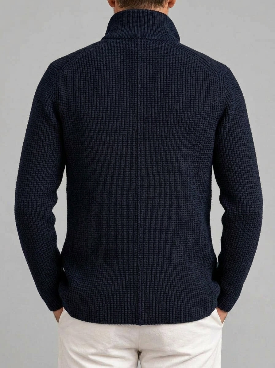 Wool Cardigan Men Classic Style
