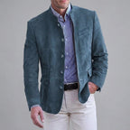 Wool Blazer Jacket Men Classic