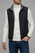 V-Neck Gilet Men Lightweight Zip Up Bodywarmer