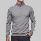 Wool Quarter Zip Sweater Men