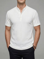 Men's Classic Henley Shirt Cotton