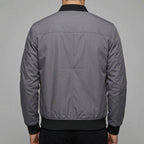 Mens Lightweight Bomber Jacket – Ribbed Trim