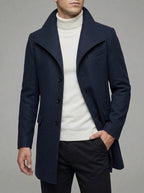Trench Coat Mens – Belessia Wool Overcoat