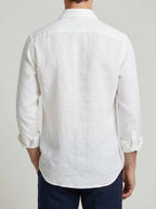 Linen Shirt Men – Spread Collar
