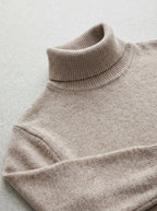 Wool Blend Roll Neck Jumper Men