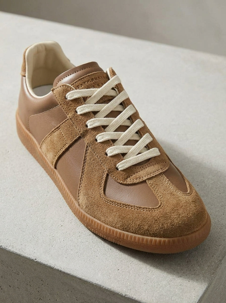 Leather Sneakers Men Comfort