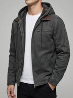 Leather Jacket Men Elegant Modern