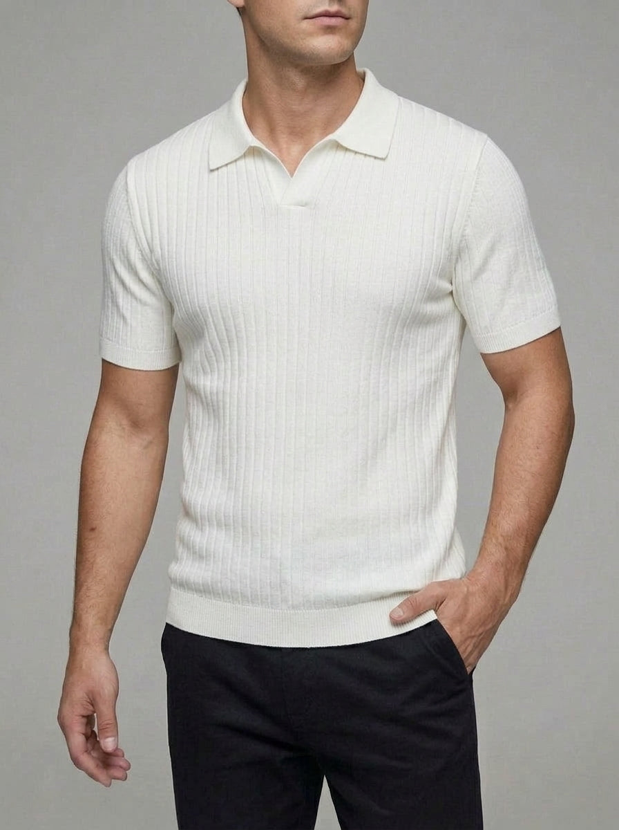 Cotton Polo Shirt Men Casual Short Sleeve