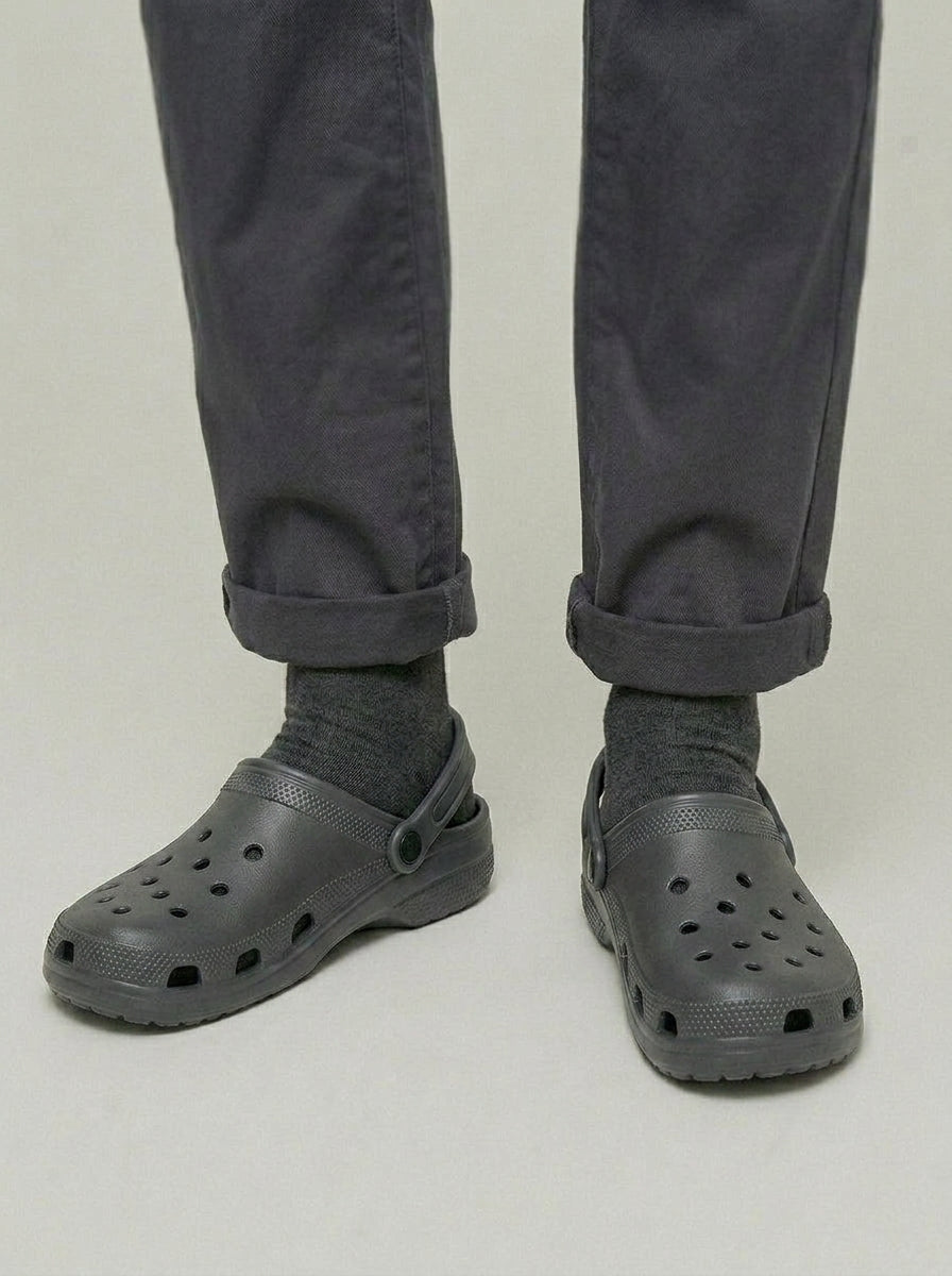Wool Clogs Men Casual