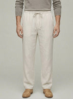 Linen Wide Leg Trousers Men