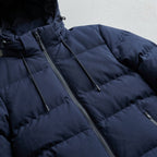 Mens Waterproof Puffer Parka – Hooded Wool