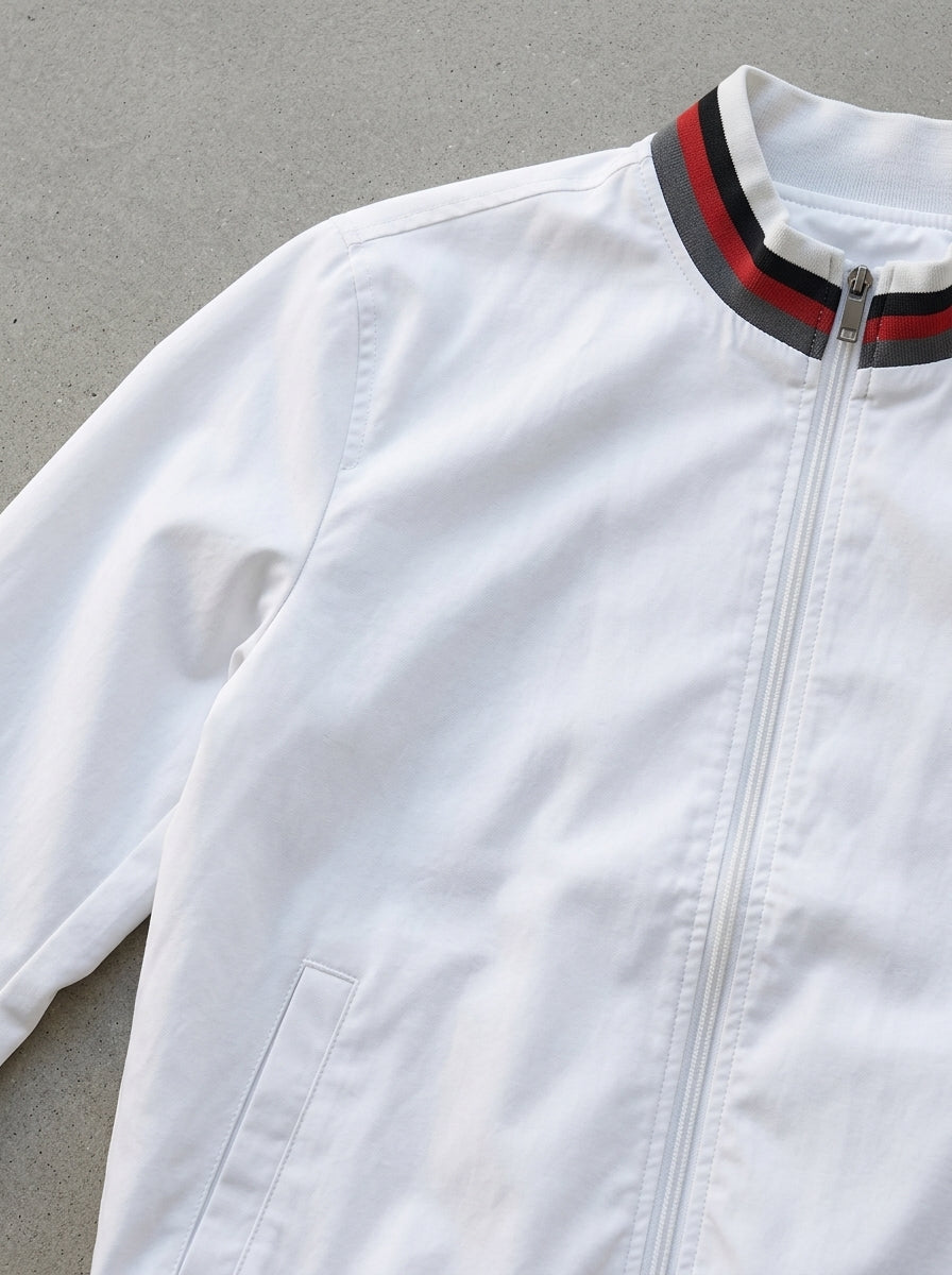 Mens Lightweight Bomber Jacket – Polyester Casual