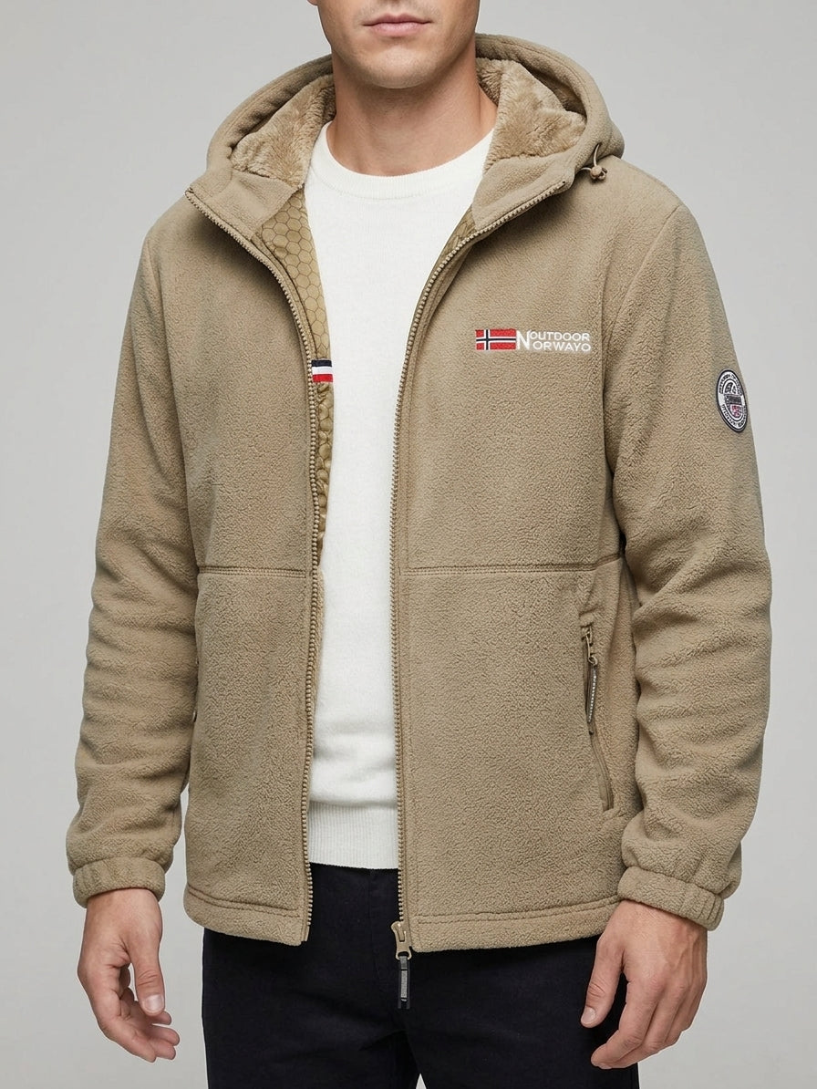 Belessia Wool Jacket Men Winter Warm Durable