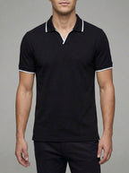 Cotton Polo Shirt Men Slim Fit