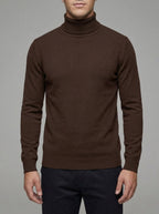 Wool Blend Roll Neck Jumper Men