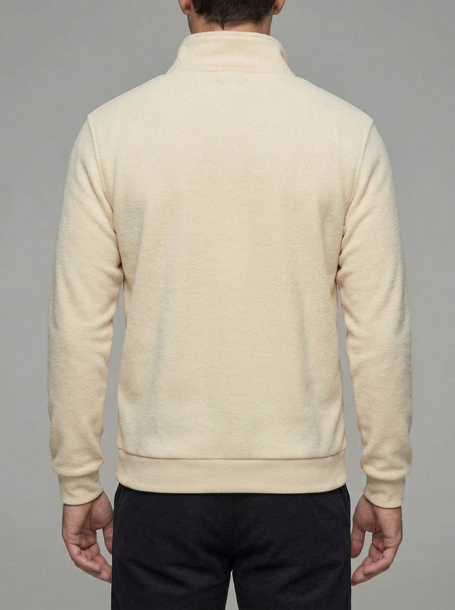 Belessia Fleece Quarter Zip Sweatshirt Men