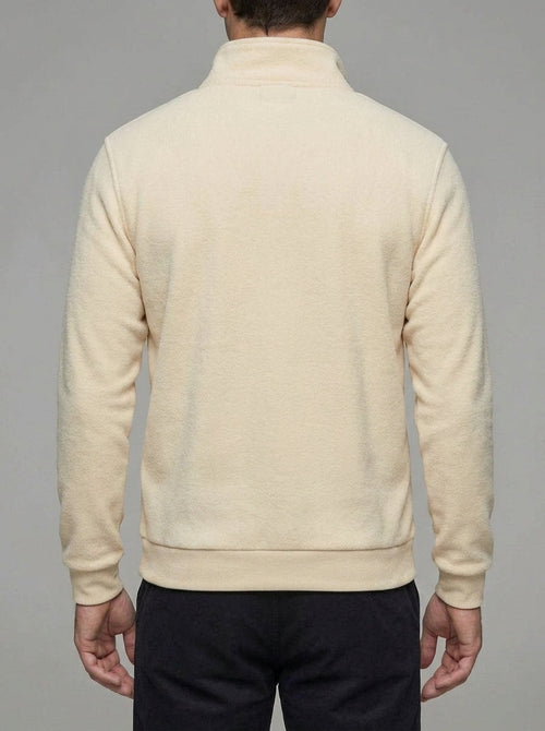 Belessia Fleece Quarter Zip Sweatshirt Men