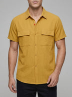 Cotton Linen Blend Shirt Men – Summer