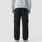 Cotton Cargo Trousers Men Stretch