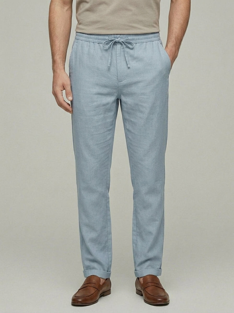 Linen Trousers Men Summer