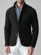 Wool Jacket Men's Tailored Fit Smart Casual