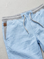 Cotton Chino Shorts Men Casual Drawstring Relaxed Fit