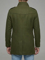 Wool Overcoat Men Structured – Trench Coat Style