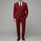 Ethan Wool Slim-Fit 3-Piece Suit Men