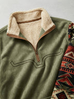 Belessia Knit Zip-Up Sweater Men