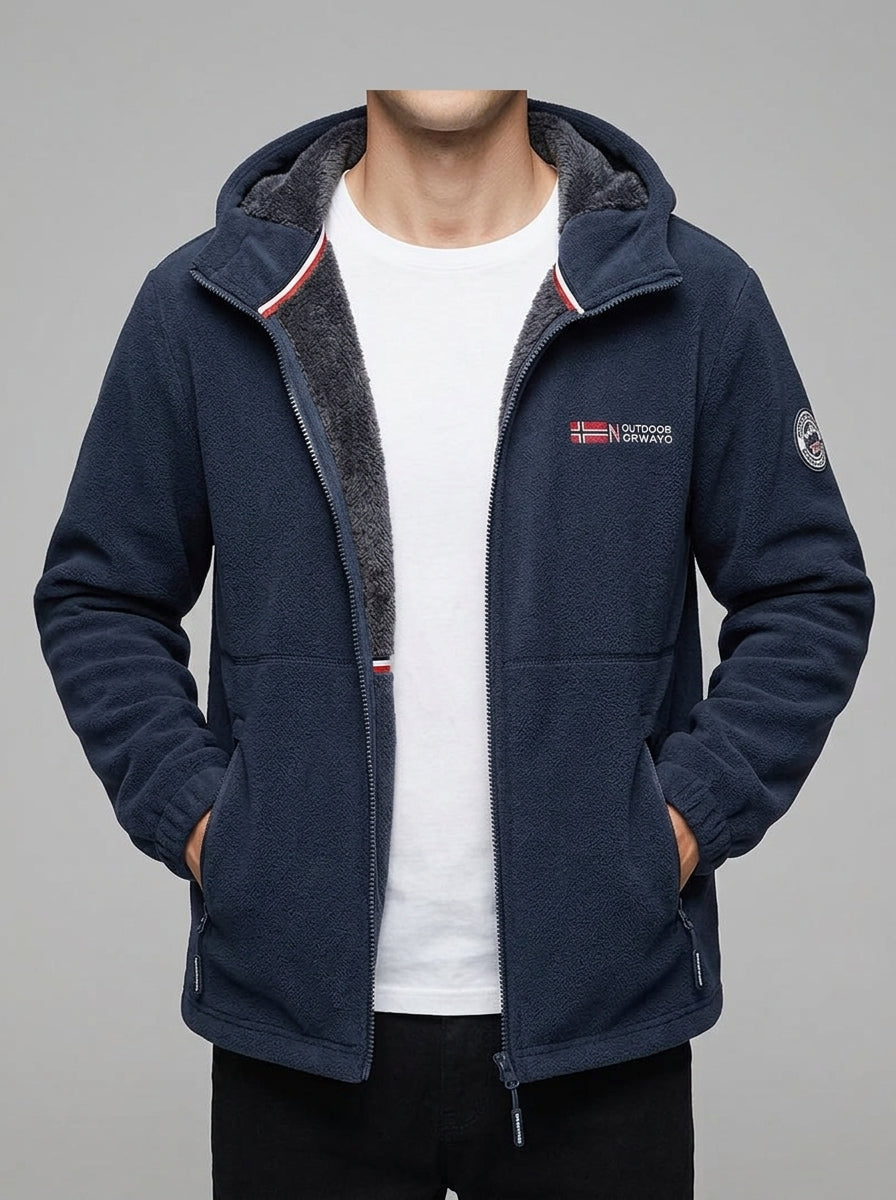 Belessia Wool Jacket Men Winter Warm Durable